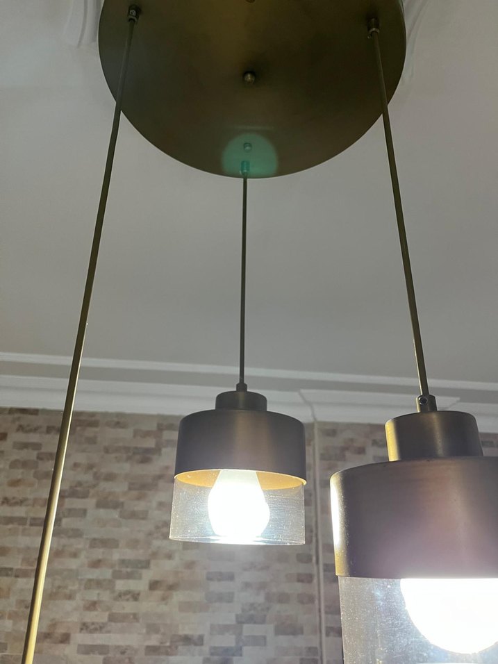 Bej Üçlü Sarkıt Avize - Görsel 2