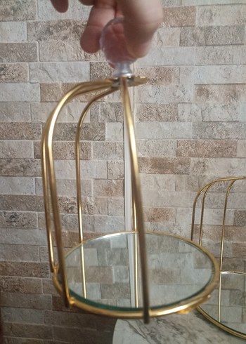 Beden Diger Altın Renk Parlak Dekoratif Kafesler