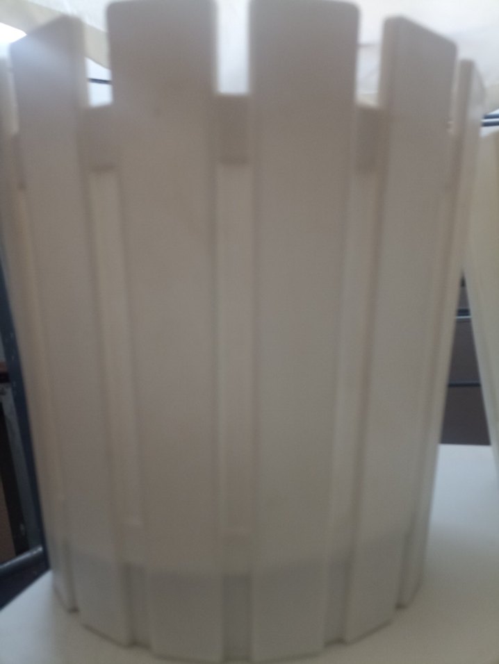 Beyaz büyük boy saksı 2 adet - Görsel 4