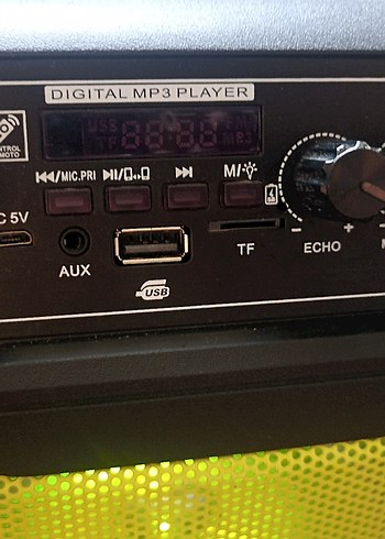 Sarı Renkli Bluetooth Hoparlör - Görsel 4