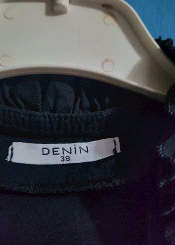 Kadın Siyah Fırfırlı Kısa Kollu Gömlek - Görsel 3