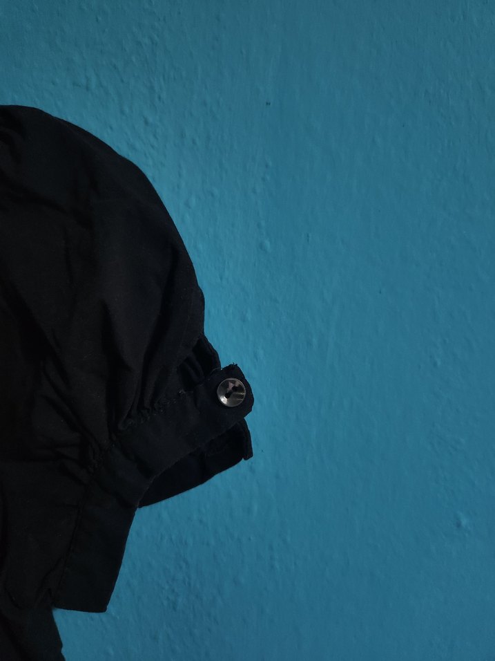 Kadın Siyah Fırfırlı Kısa Kollu Gömlek - Görsel 5