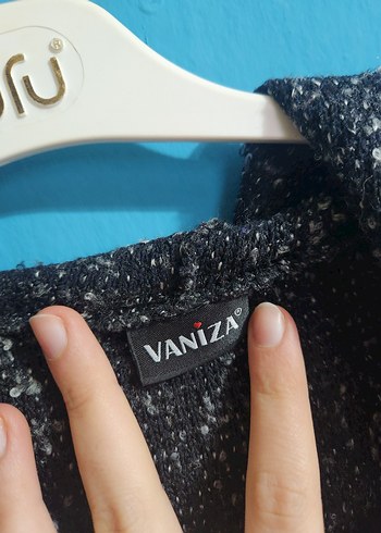 Gri Uzun Kollu Örgü Kadın Hırka - Görsel 3