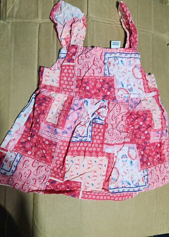 Kız Çocuk Pembe Fırfırlı Bohem Elbise - Görsel 3