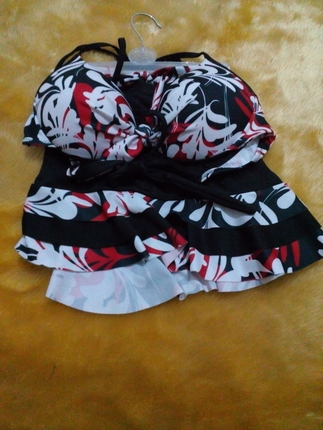 etekli iki parça bikini