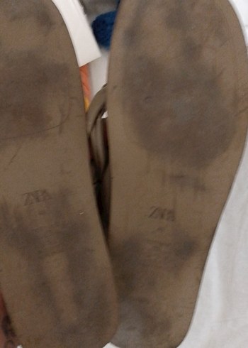 40 Beden Bej Kadın Dolgu Topuklu Terlik - Zara