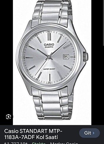  Beden Casio 1332 MTP 1183 ERKEK KOL SAATİ