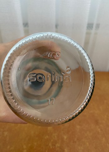 Bej ve Gri Cam Su Şişesi - Görsel 4