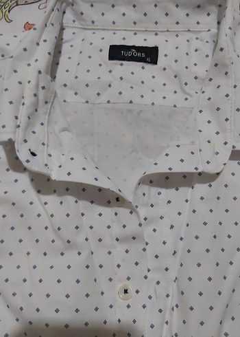 l/xl Beden TUDORS marka Düğmeli Uzun Kollu Erkek Gömlek