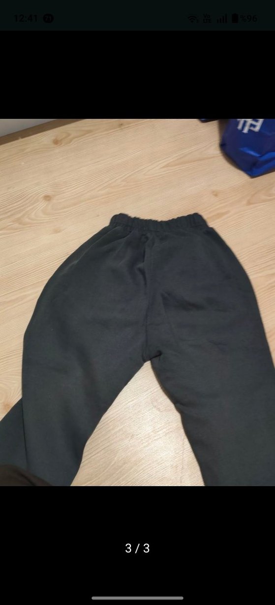 koyu gri Kadın Eşofman Altı - Görsel 3