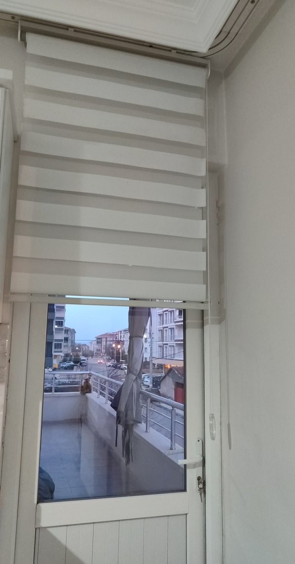 balkon kapısı zebra perde - Görsel 3