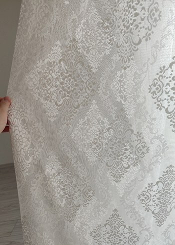 iki adet desenli Tül Perde - Görsel 9