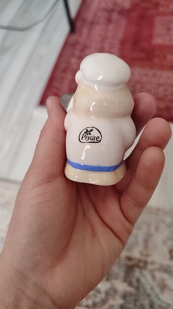 Beden Vintage şef ayıcık tuzluk biberlik