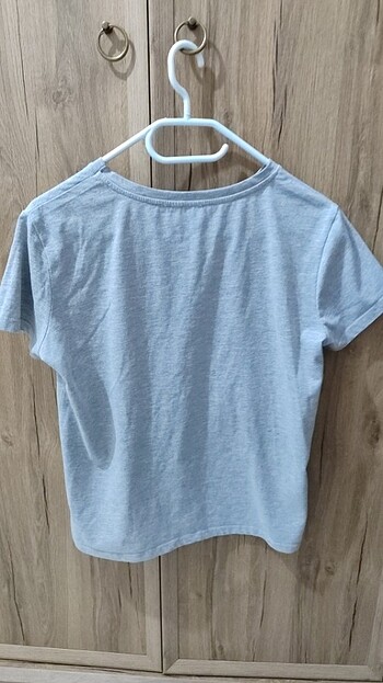 m Beden gri Renk Basic baskılı t-shirt