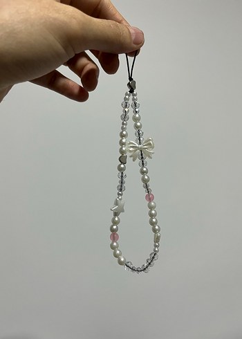 Boncuklu Telefon tutma askısı- charm - Görsel 2