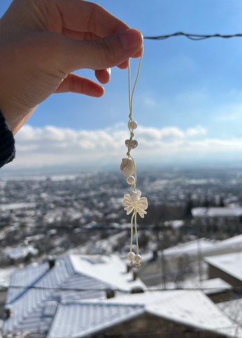 Bohem Altın Renkli Püsküllü Kadın Charm - Görsel 2