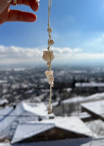 Bohem Altın Renkli Püsküllü Kadın Charm - Görsel 3