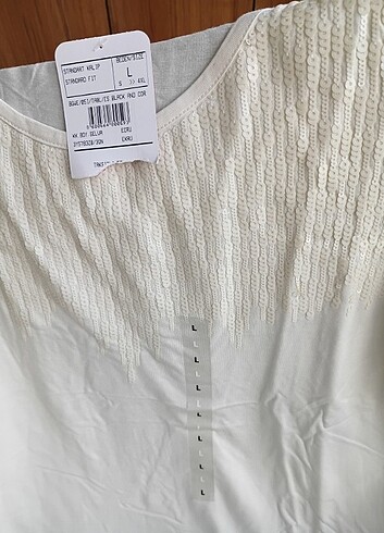 LC Waikiki Pul işlemeli penye bluz