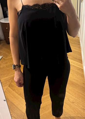 Krep kumaş zara tulum - Görsel 3