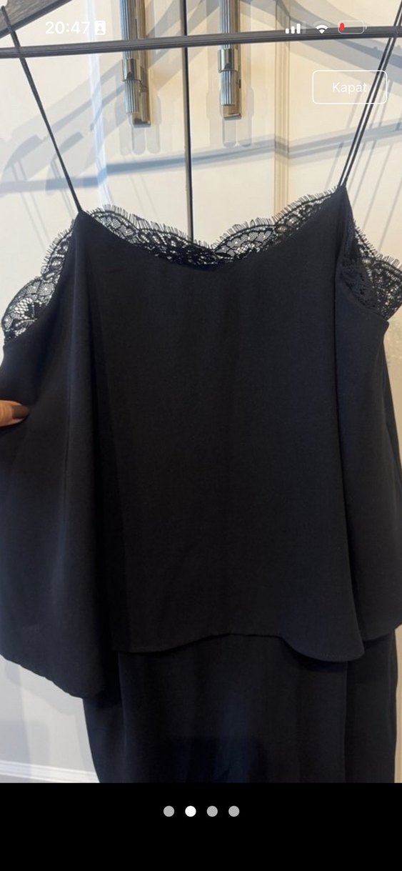 Krep kumaş zara tulum - Görsel 2