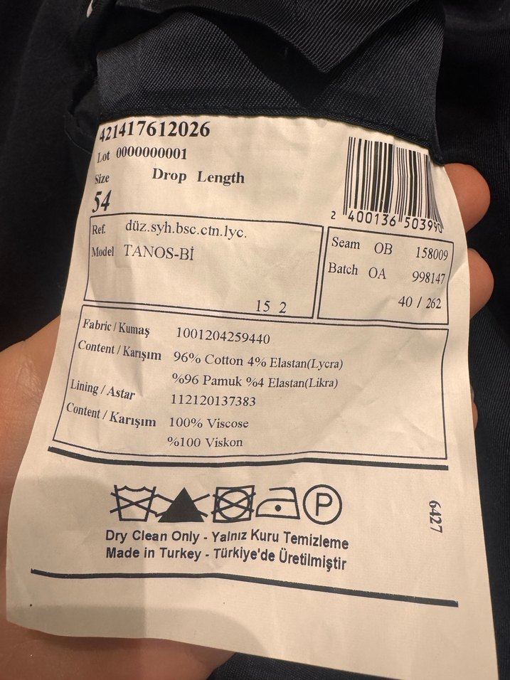 Erkek lacivert Düğmeli Midi trençkot - Görsel 4