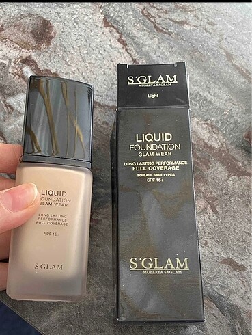  Beden S?GLAM LİGHT FONDÖTEN SPF 15 30ML