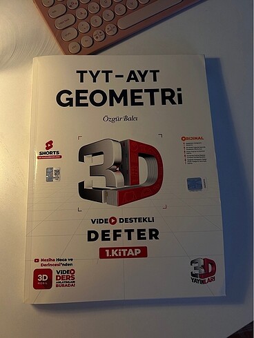 3D YAYINLARI TYT-AYT GEOMETRİ VİDEO DESTEKLİ DEFTER