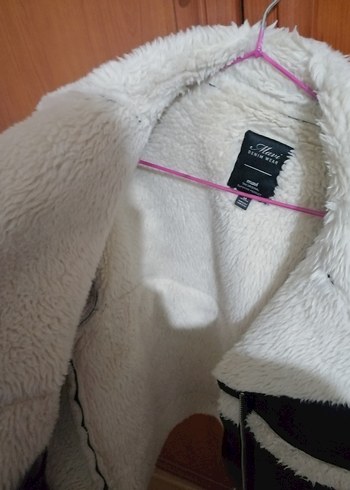 Kürklü Siyah Deri Kadın Kışlık Ceket - Görsel 4