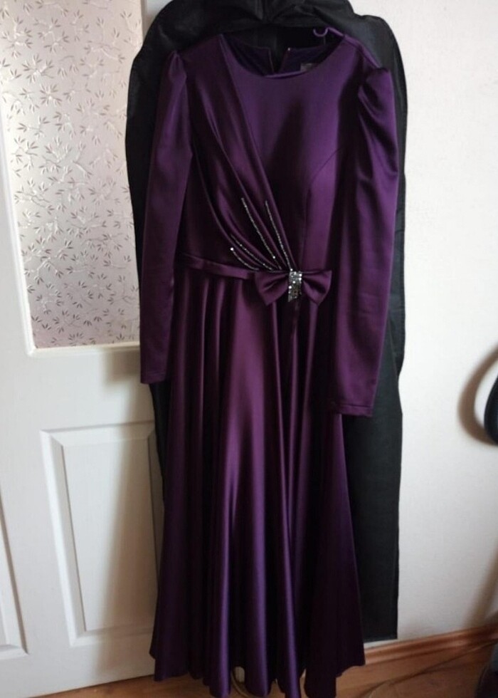 Tesettür abiye elbise  - Görsel 2