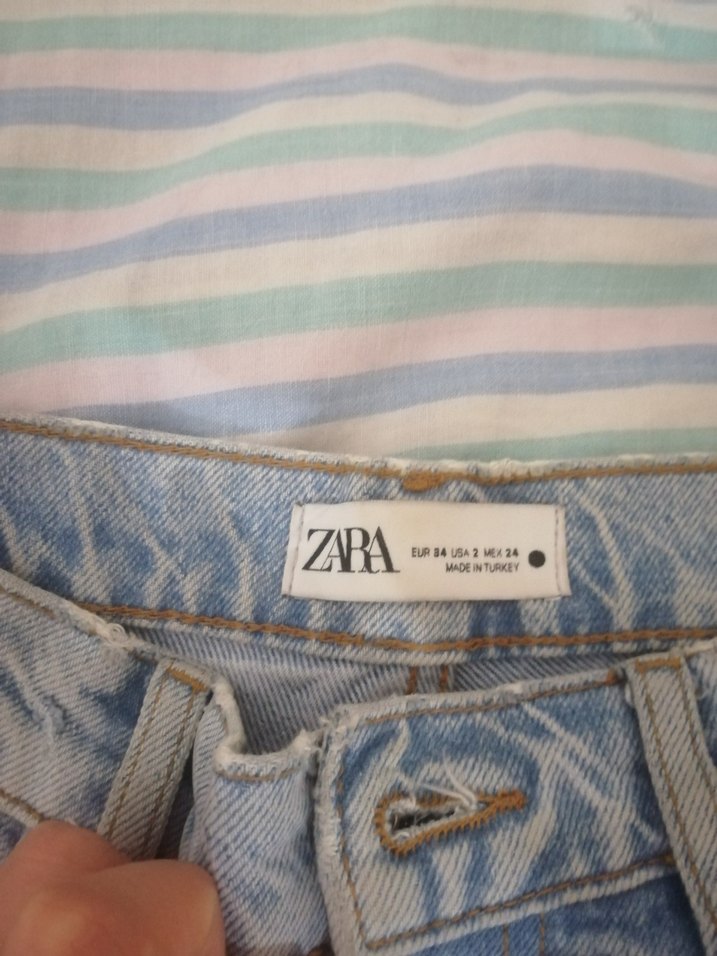 Zara yırtık jean - Görsel 4