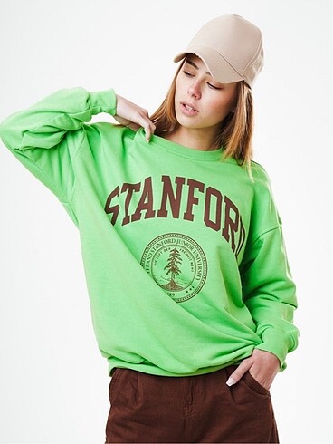 Stanford Yeşil Sweatshirt