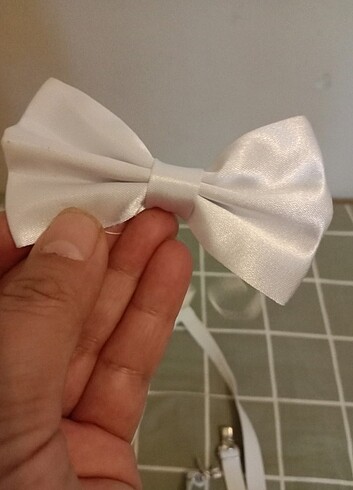 Beyaz Papyon ve askılık  - Görsel 5