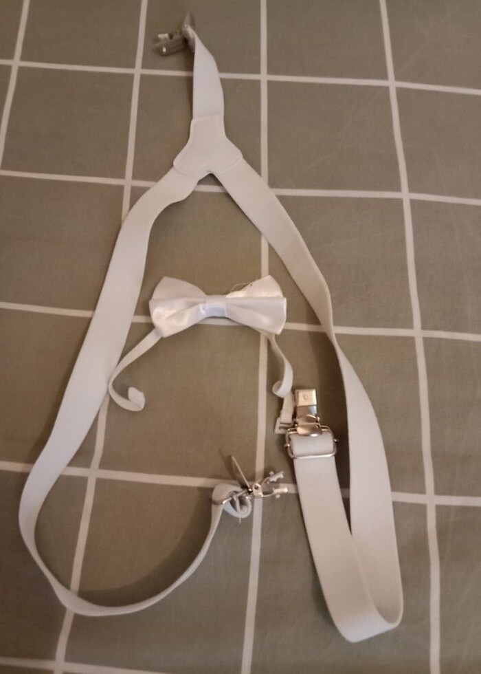 Beyaz Papyon ve askılık  - Görsel 2