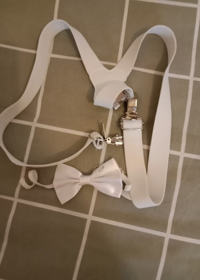 Beyaz Papyon ve askılık  - Görsel 4