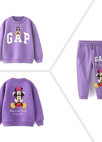 Gap Gap Mickey Mause iki iplik takım 