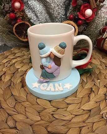 Anne bebek konseptli kupa bardak