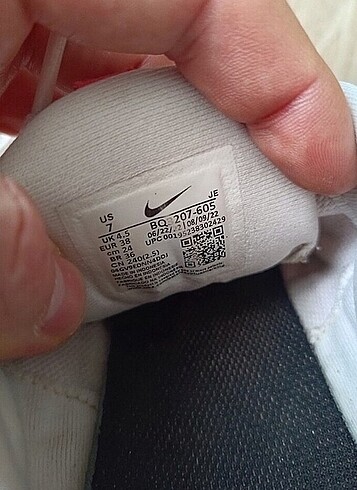 38 Beden beyaz Renk Nike Spor Ayakkabı