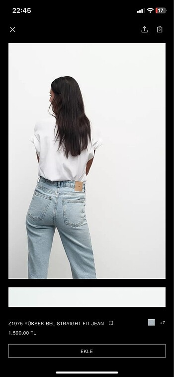 Zara Zara Jean