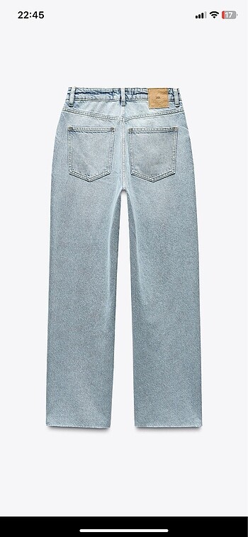 38 Beden mavi Renk Zara Jean