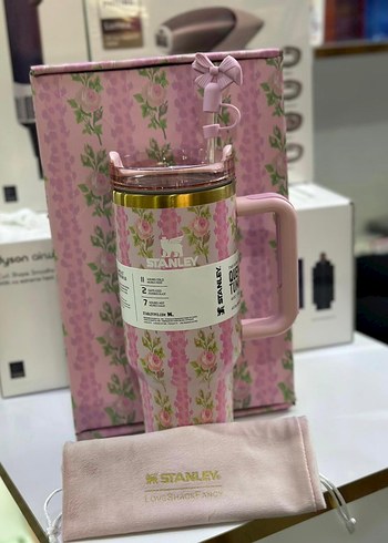 Stanley Mor Çiçekli Çocuk Termosu - Görsel 3