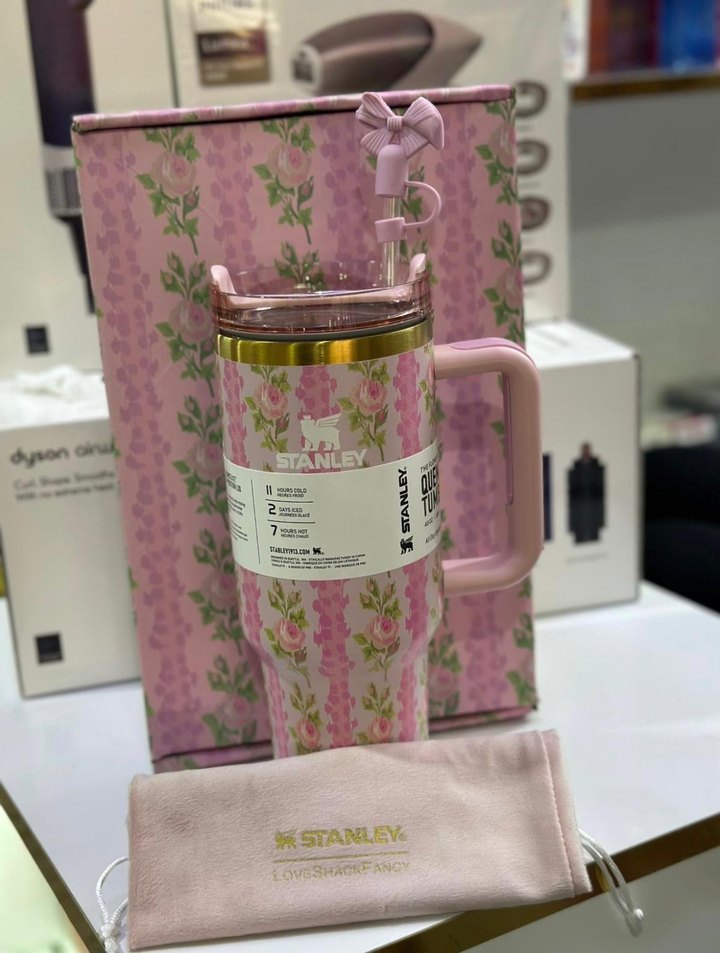 Stanley Mor Çiçekli Çocuk Termosu - Görsel 3