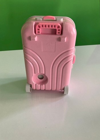 YADLAN Valiz Tasarımlı Pembe Kumbara - Görsel 5