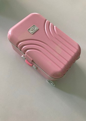 YADLAN Valiz Tasarımlı Pembe Kumbara - Görsel 4