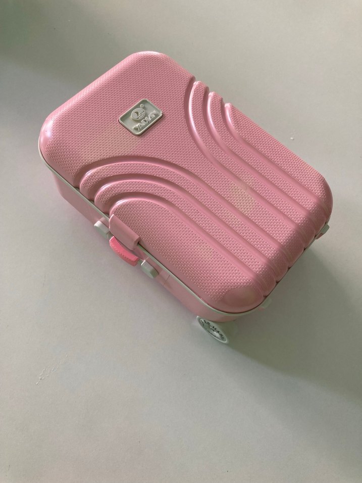 YADLAN Valiz Tasarımlı Pembe Kumbara - Görsel 4