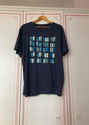 Mavi Baskılı Erkek Lacivert Tişört- XL - Görsel 4