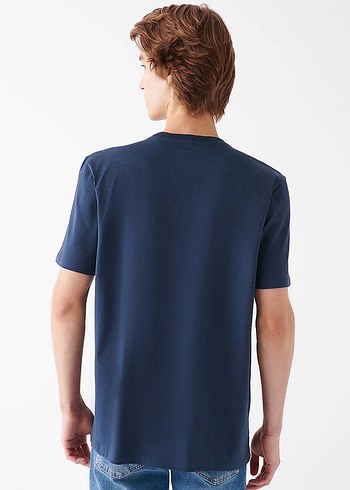 Mavi Baskılı Erkek Lacivert Tişört- XL - Görsel 3