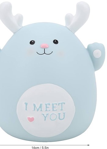 Tyenaza Marka  Geyik Kumbara-Pastel Mavi - Görsel 9