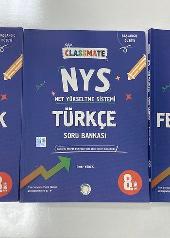 Okyanus Yayınları 8.Sınıf Mat/Türkçe/Fen Soru Bankası Seti - Görsel 2