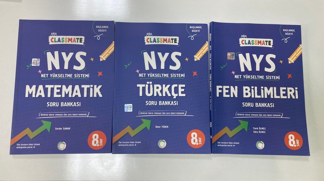 Okyanus Yayınları 8.Sınıf Mat/Türkçe/Fen Soru Bankası Seti - Görsel 2