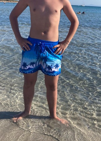 McKenzie Sunset Palmiyeli Deniz Şortu-M - Görsel 7